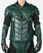 Green-Arrow-Stephen-Amell-Season-05-Oliver-Queen-Leather-Jacket