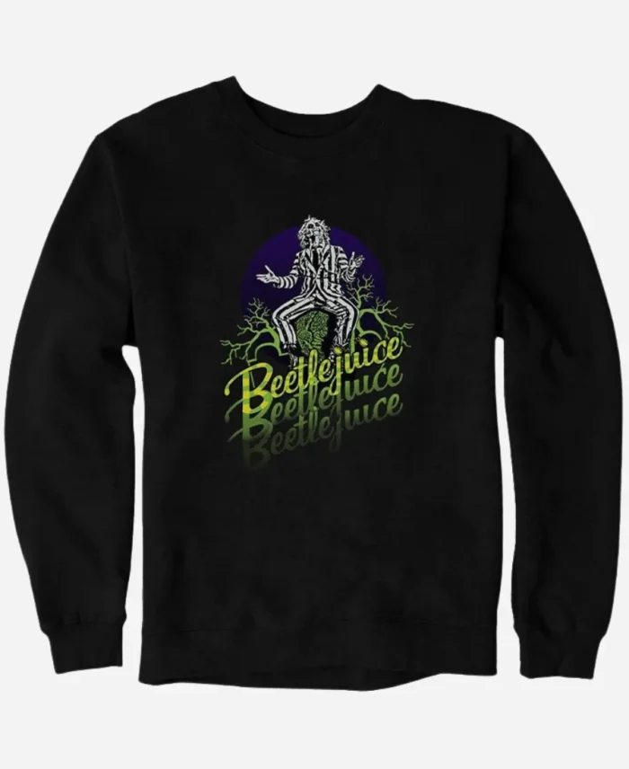 Halloween-2024-Beetlejuice-Its-Showtime-Black-Sweatshirt