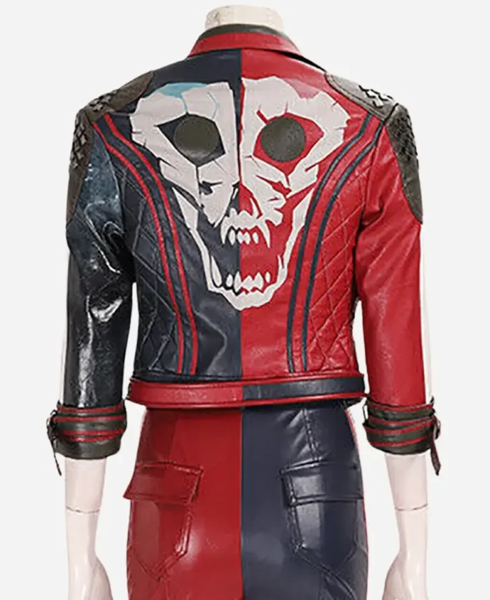 Harley-Quinn-Video-Game-Suicide-Squad-Kill-The-Justice-League-Blue-And-Red-Leather-Jacket