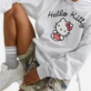 Hello-Kitty-Oversized-White-Pullover-Hoodie-For-Womens