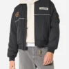 Hollister-Mclaren-Formula-1-Team-Graphic-Zip-Up-Black-Jacket-For-Uni-Sex