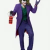 Joker Halloween Purple Costume Front