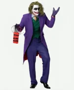 Joker Halloween Purple Costume Front