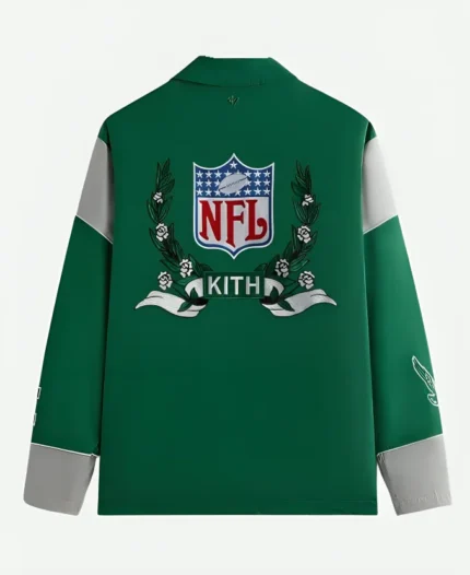 Kith-NFL-47-Philadelphia-Eagles-Kieran-Coaches-Green-Jacket-Back