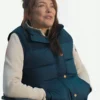 Lynda-Boyd-Tv-Series-Sullivans-Crossing-Season-02-Phoebe-Lancaster-Blue-Puffer-Vest