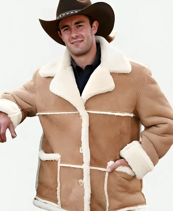 Marlboro-Man-Brown-Shearling-Jacket