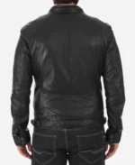 Mens-Black-Leather-Biker-Jacket-Back