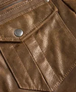 Mens-Brown-Bomber-Leather-Jacket-with-Rib-Collar-Pocket