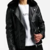 Mens-Leather-Biker-Jacket-With-Fur-Collar