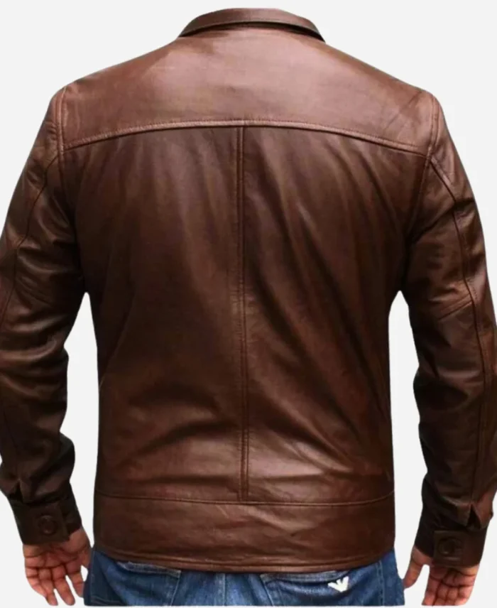 Michael-Fassbender-Movie-X-Men-First-Class-Erik-Lehnsherr-Magneto-Brown-Leather-Jacket