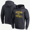 Michigan Wolverines Blue Pullover Hoodie