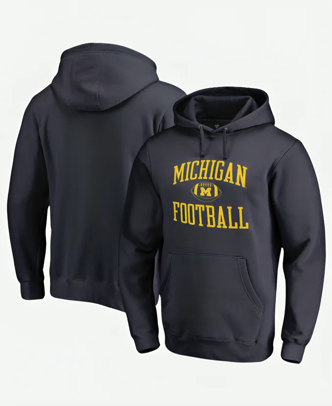 Michigan Wolverines Blue Pullover Hoodie