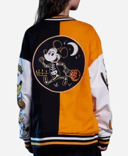Mickey-Mouse-Letterman-Disney-Halloween-Varsity-Jacket-Back