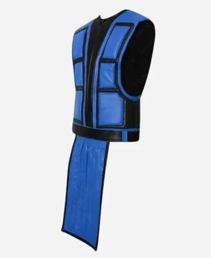 Mortal-Kombat-Sub-Zero-Blue-And-Black-Leather-Vest