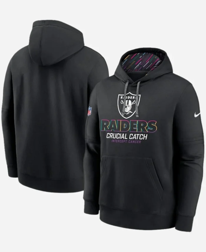 NFL-2024-Las-Vegas-Raiders-Nike-Black-Crucial-Catch-Club-Pullover-Hoodie