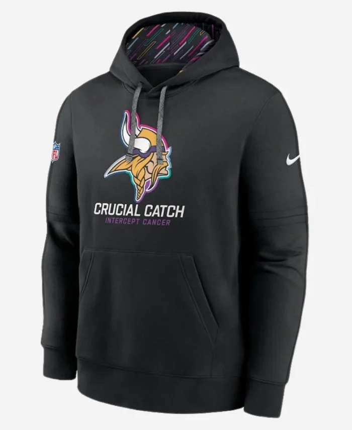 NFL-2024-Minnesota-Vikings-Nike-Black-Crucial-Catch-Club-Pullover-Hoodie