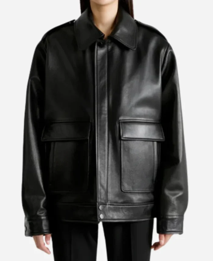 Nobody-Wants-This-S01-Morgan-Leather-Jacket