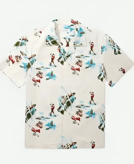 Outer Banks S03 John B Graphic Print Shirt Front