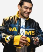 Puka-Nacua-Jeff-Hamilton-Los-Angeles-Rams-Black-Leather-Jacket