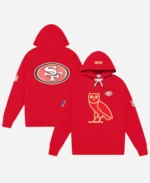 San-Francisco-49ers-Ovo-Red-Hoodie