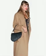 Taylor-Swift-Brown-Wool-Trench-Coat
