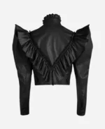 Taylor-Swift-Fortnight-Music-Video-Black-Ruffle-Jacket-For-Women-