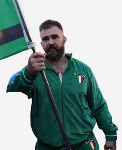 Team-Italia-Jason-Kelce-Green-Tracksuit