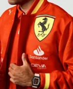 Team-Scuderia-Ferrari-F1-Puma-Edition-2024-Carlos-Sainz-Red-Varsity-Jacket