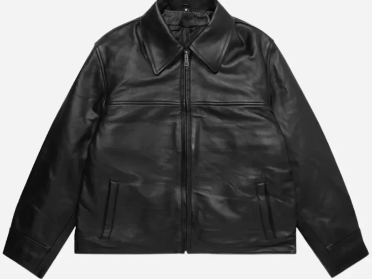 Mutimer Leather Jacket | Black Mutimer Leather Jacket