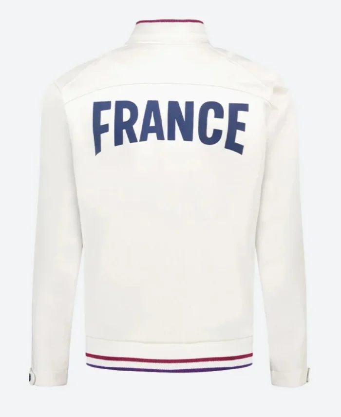 Unisex-Paris-2024-Olympics-Team-France-White-Podium-Jacket