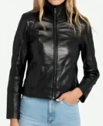 Womens-Black-Leather-Jacket-Front