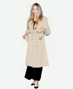 Angelina Jolie Maria Screening Trench Coat