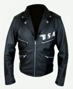 BSA George Michael Black Leather Jacket