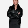 Brie Larson Black Jacket