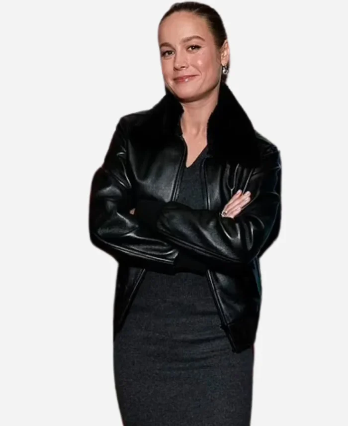 Brie Larson Black Jacket