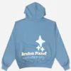 Broken Planet Pullover Blue Hoodie