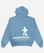 Broken Planet Pullover Blue Hoodie