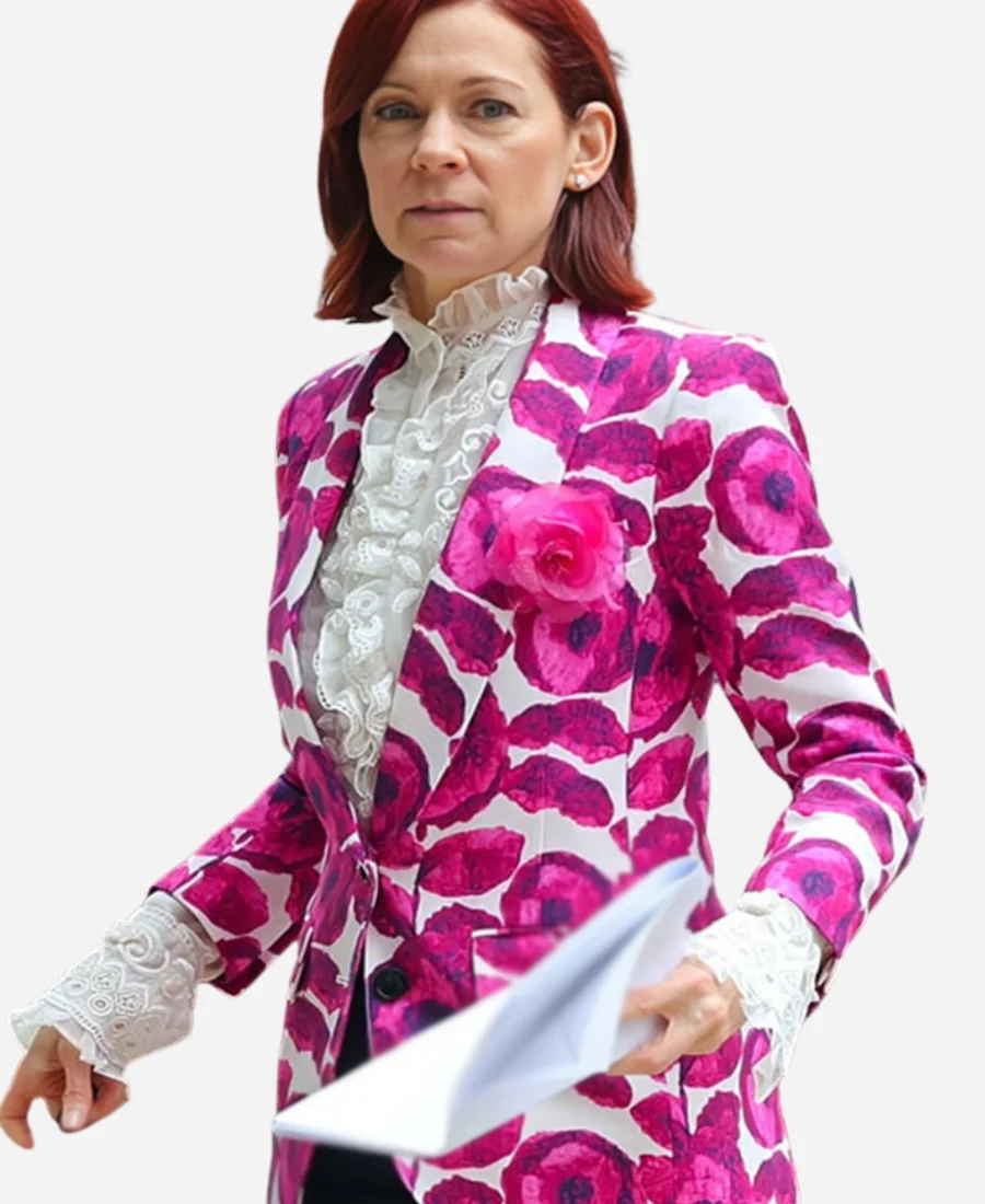 Carrie Preston Tv Series Elsbeth Season 02 Elsbeth Tascioni Floral Blazer