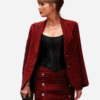 Chiefs Broncos Game 2024 Taylor Swift Plaid Blazer