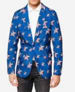 Christmas Vacation Suit Jacket Blue