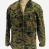 Combat Woodland Camo Bomber Jacket