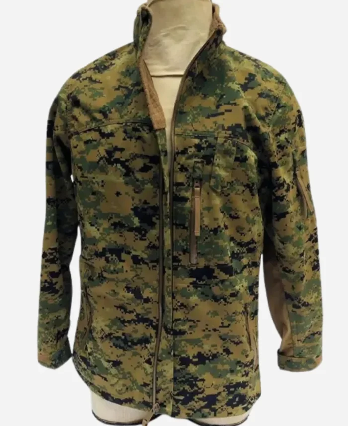 Combat Woodland Camo Bomber Jacket