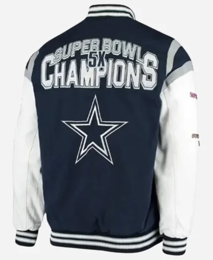 Dallas Cowboys Super Bowl Champs Varsity Jacke