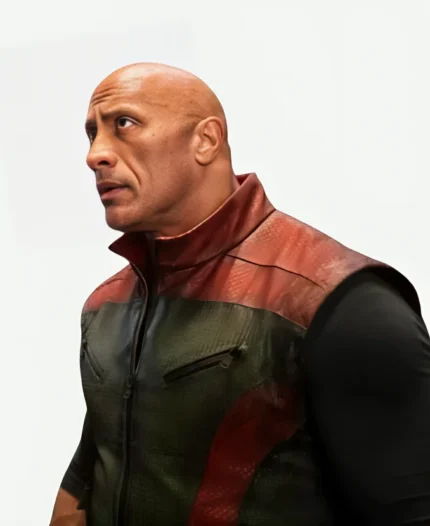 Dwayne Johnson Movie Red One 2024 Callum Drift Leather Vest