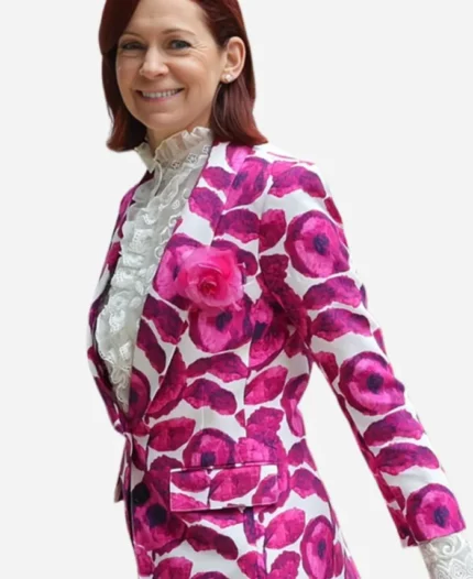 Elsbeth S2 Carrie Preston Pink Floral Blazer