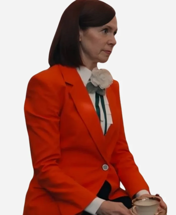 Elsbeth Tascioni Tv Series Elsbeth Season 02 Carrie Preston Red Suiting Blazer