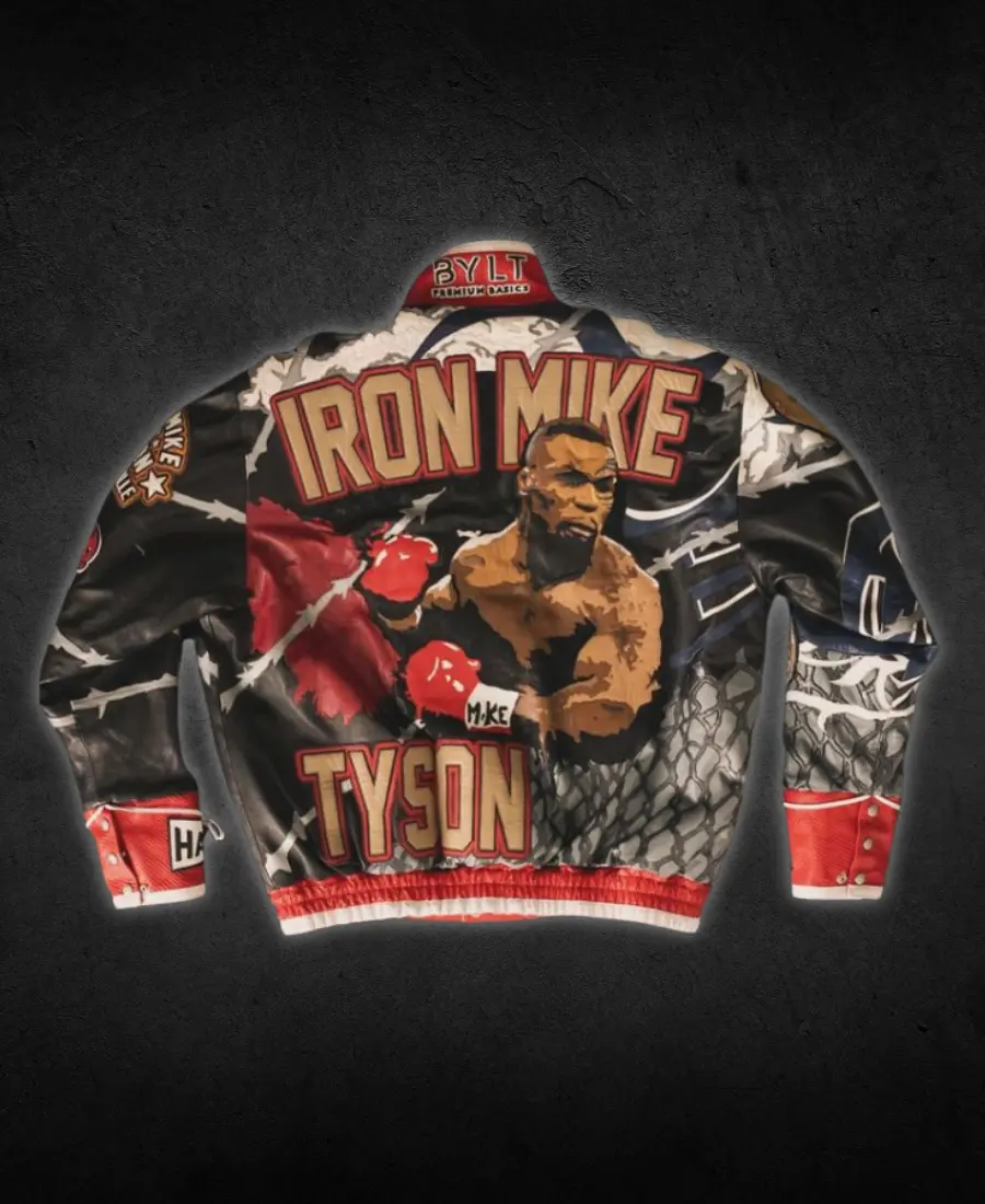 Iron Mike Tyson Leather Jacket