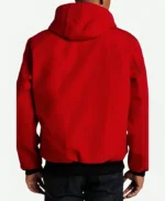 Jefferson White TV Series Yellowstone Season 04 Jimmy Hurdstrom Red Hooded  Jacket