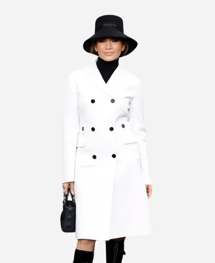 Jennifer Lopez Unstoppable Premiere White Coat