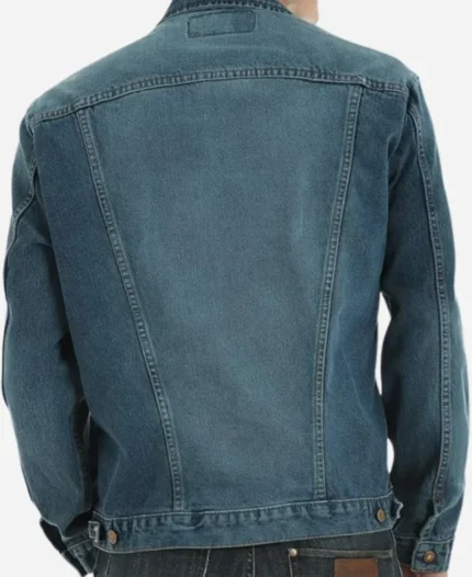 Jimmy Hurdstrom Tv Series Yellowstone Season 03 Jefferson White Blue Denim Jacket